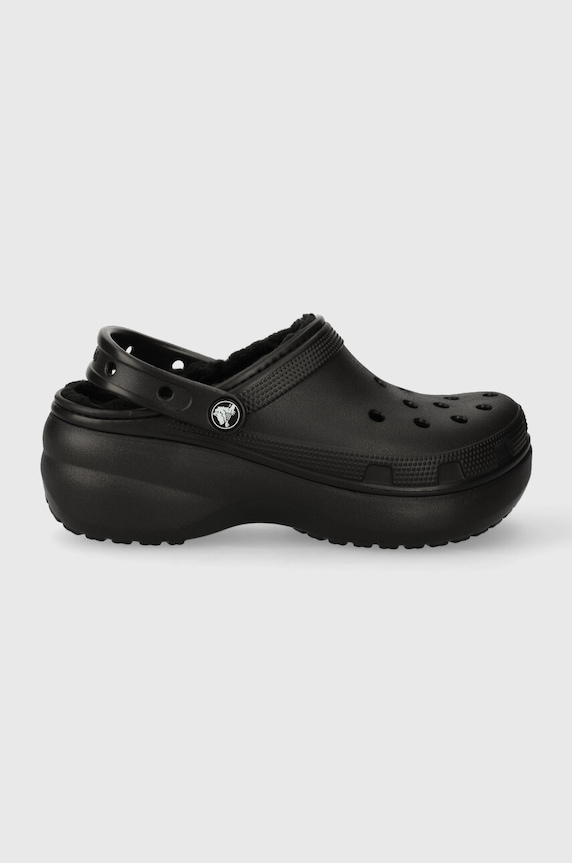 Šľapky Crocs Classic Platform Lined Clog 207938.001 čierna AW23