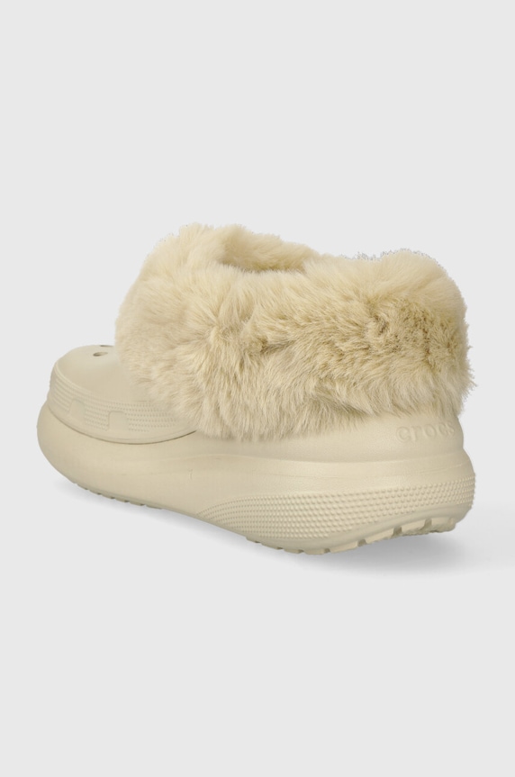 Încălțăminte Crocs papuci Furever Crush 208446.2Y2 bej