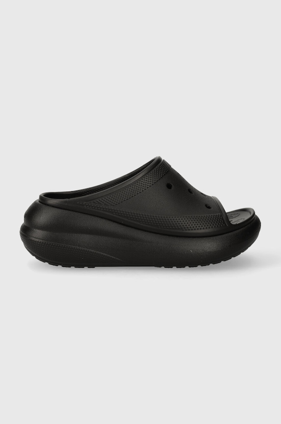 Crocs papuci Classic Crush Slide sintetic negru 208731.001
