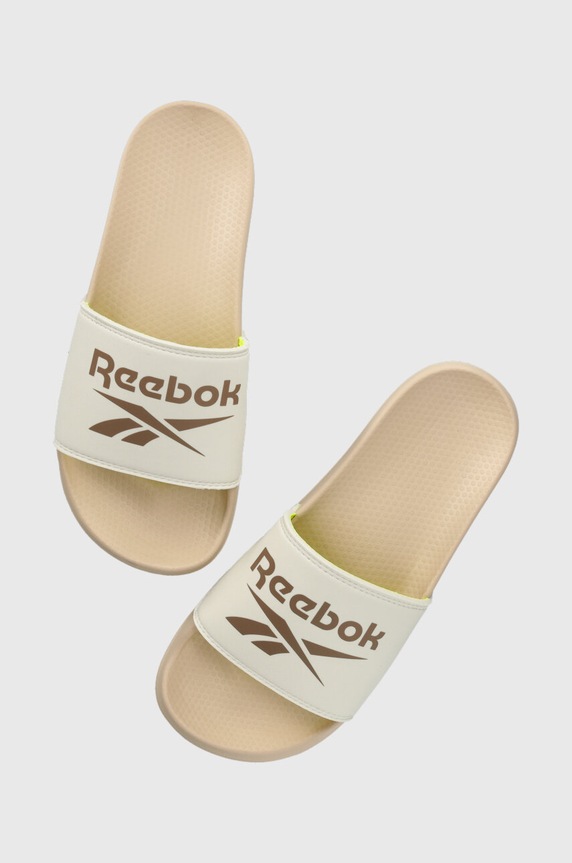 Pantofle Reebok bez podpatku béžová 100063325