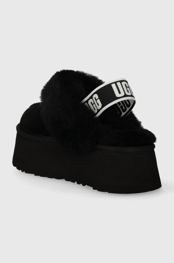Cipők UGG velúr papucs W FUNKETTE 1113474.BLK fekete