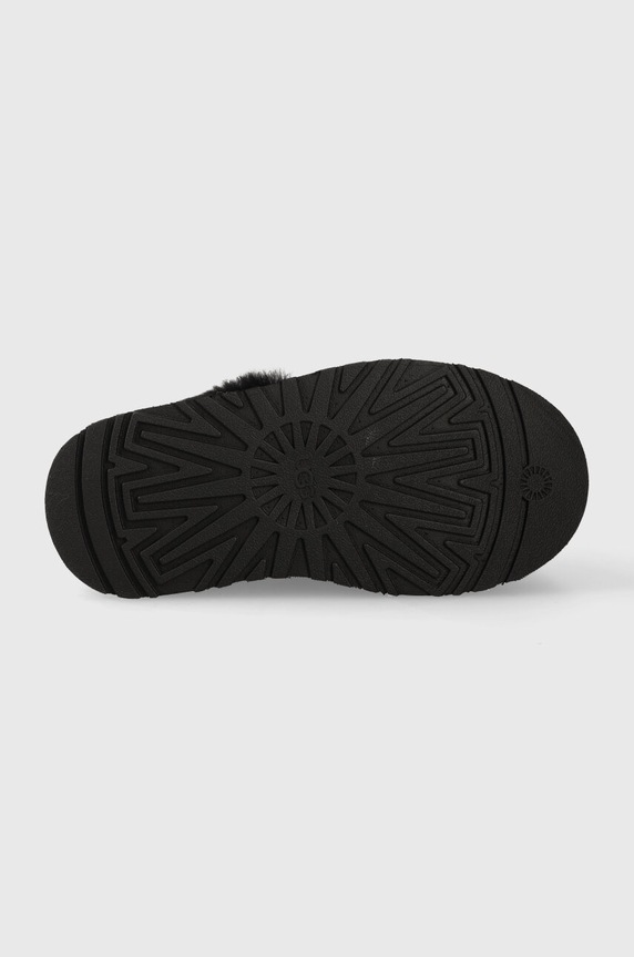 UGG velúr papucs W FUNKETTE 1113474.BLK fekete