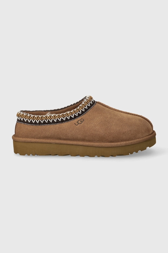 UGG kapcie zamszowe W TASMAN brązowy 5955.CHE