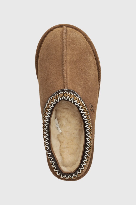 UGG kapcie zamszowe W TASMAN brązowy 5955.CHE