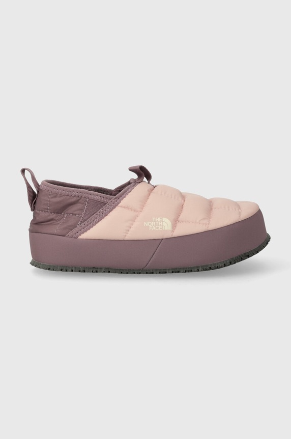 The North Face kapcie dziecięce Y THERMOBALL TRACTION MULE II różowy NF0A39UX.G