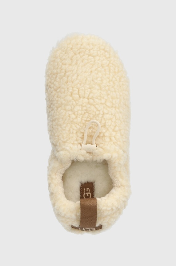 UGG kapcie dziecięce K PLUSHY SLIPPER beżowy 1143792K