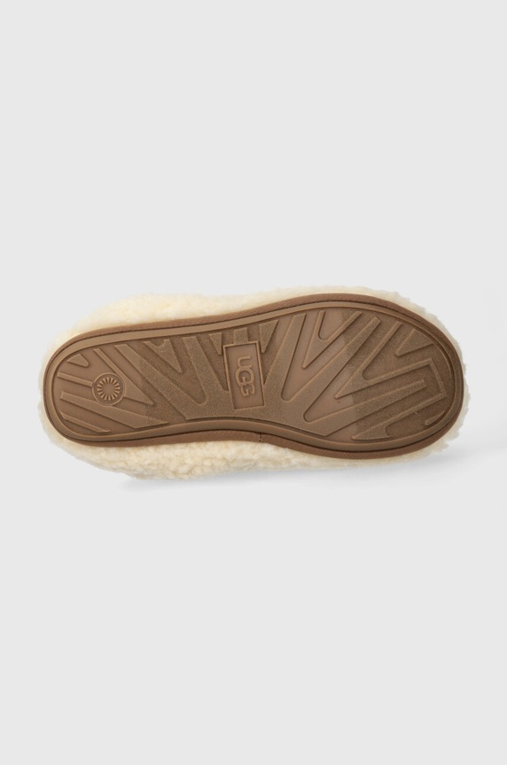 UGG kapcie dziecięce K PLUSHY SLIPPER 1143792K beżowy
