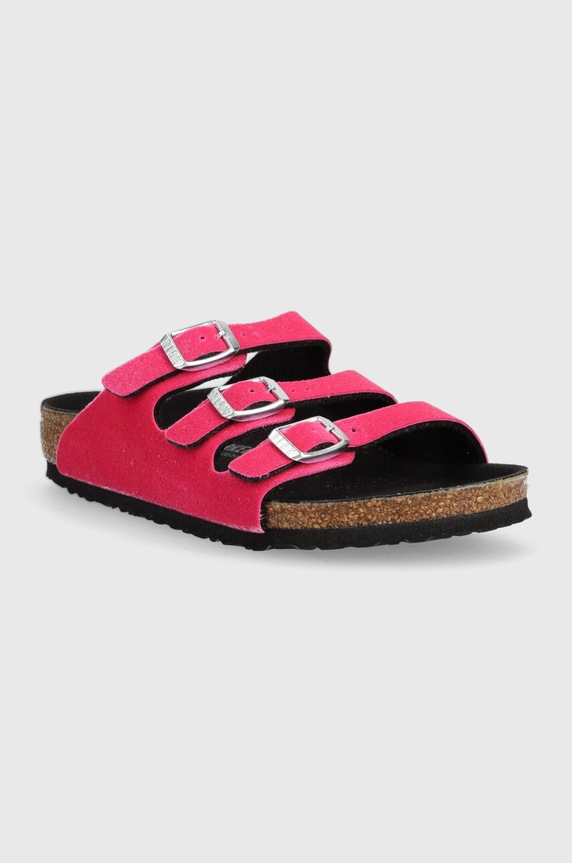 Birkenstock gyerek papucs Florida 1025182.26.35 lila AW23
