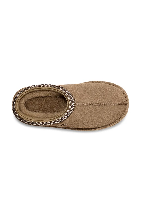 UGG papuče detské semišové T TASMAN II 1019066T zelená