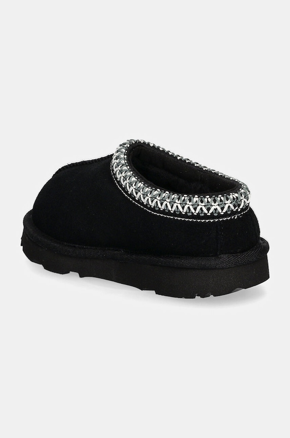 Dziewczynka UGG kapcie dziecięce zamszowe T TASMAN II 1019066T czarny