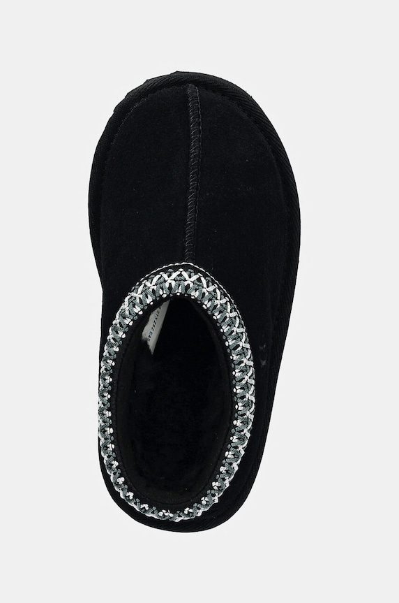 UGG kapcie dziecięce zamszowe T TASMAN II czarny 1019066T