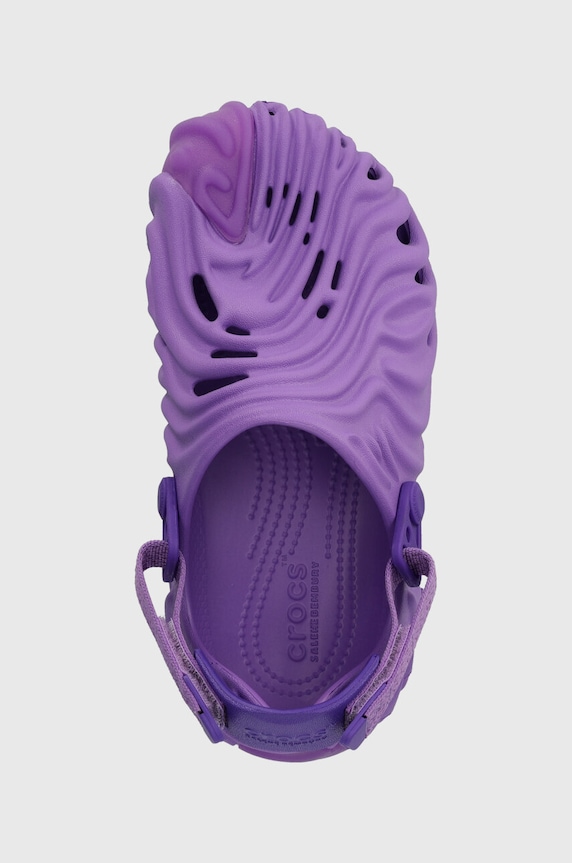 Detské šľapky Crocs Salehe Bembury x The Pollex Clog fialová 208600.5AE