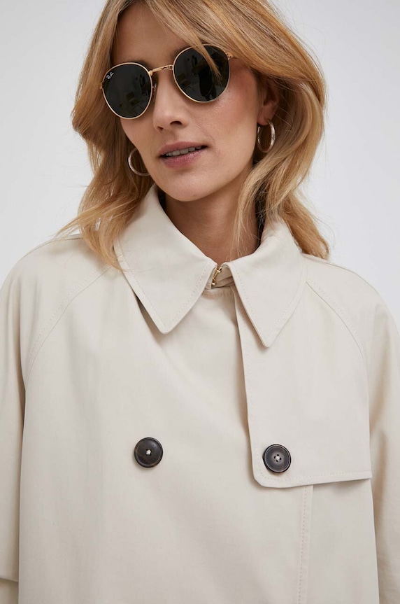 Tommy Hilfiger kabát bézs WW0WW38943