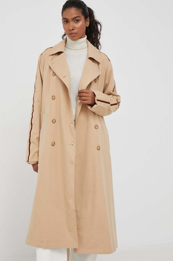 Pepe Jeans trencz beżowy PL402229.855