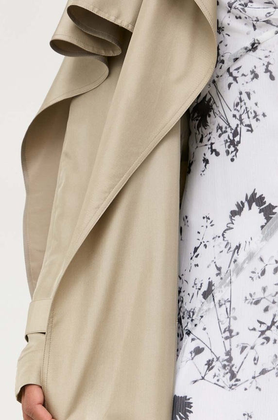 Hodvábny kabát Victoria Beckham 1323WCT004734A