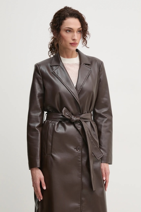 Guess płaszcz W3BL64.WF8P0 brązowy SS25