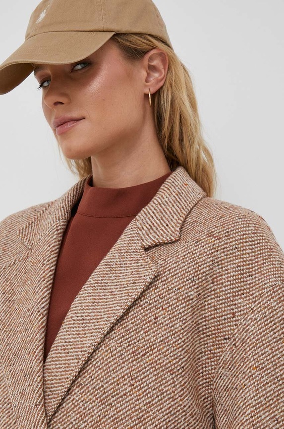 Joop! palton de lana bej 30037528