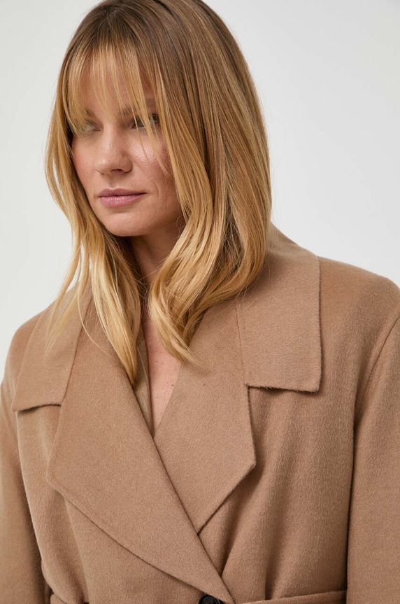 Vuneni kaput BOSS 50499811 bež