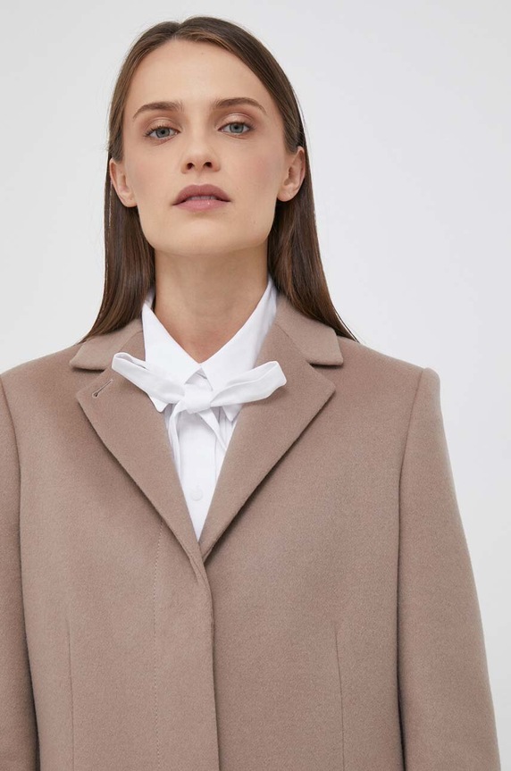 Calvin Klein gyapjúkabát bézs K20K206877