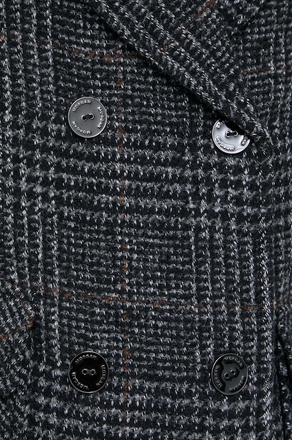 Morgan płaszcz z domieszką wełny GIMAT.GRIS.ANTHRACITE szary