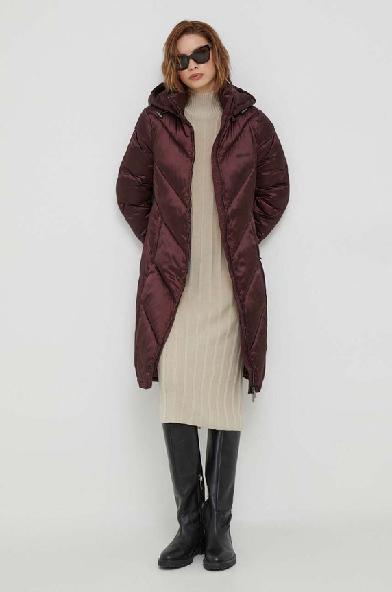 Jakna Calvin Klein K20K207069 bordo AW23