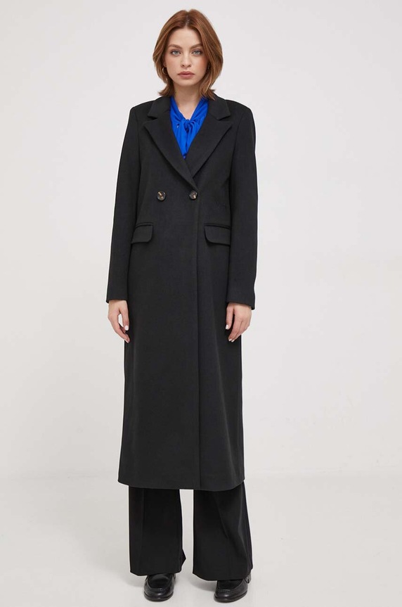 Artigli cappotto non isolato nero AK37731.NERO