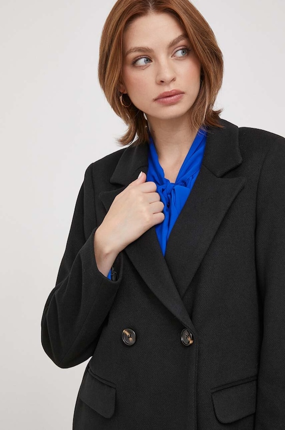 Artigli cappotto nero AK37731.NERO