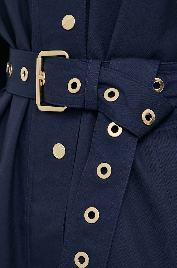 MICHAEL Michael Kors pamut kabát MR420DQDTY sötétkék