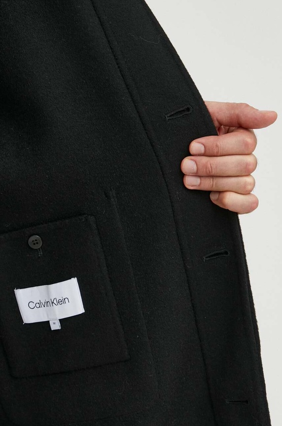 Calvin Klein płaszcz wełniany K10K111601