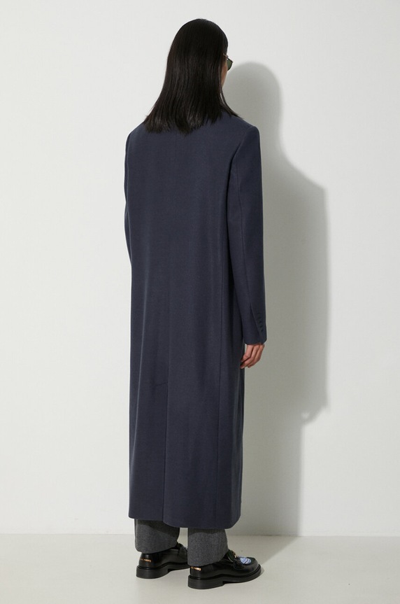 424 cappotto con aggiunta di lana 35424C01.236513 blu navy AW23