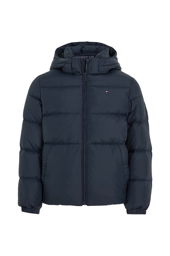 Детско пухено яке Tommy Hilfiger KB0KB08341.128.176.9BYX тъмносин AW23