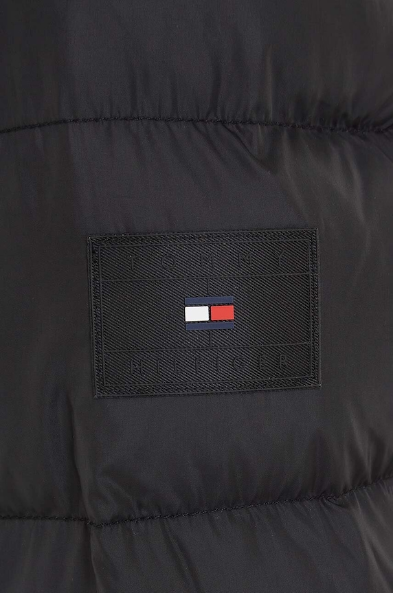 Dječja pernata jakna Tommy Hilfiger crna KB0KB08341.128.176.9BYX