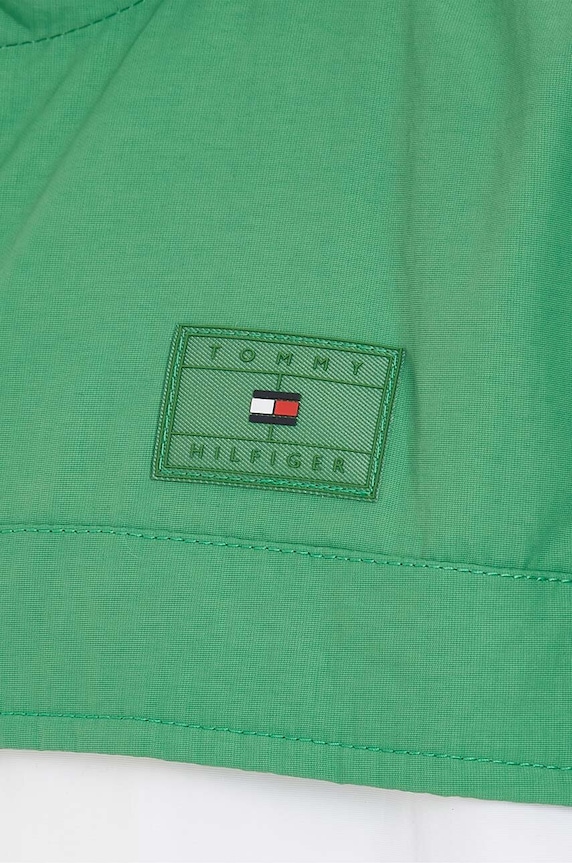 Dječja jakna Tommy Hilfiger zelena KB0KB08347.128.176.9BYX