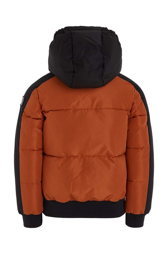 Chlapec Detská bunda Calvin Klein Jeans IB0IB01722.9BYX oranžová
