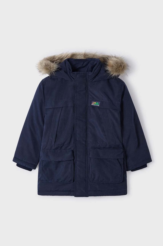 Chłopiec Mayoral parka dziecięca 4439.5E.Mini.9BYX granatowy