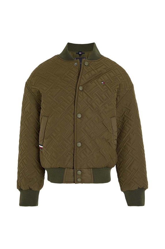Tommy Hilfiger kurtka bomber dziecięca KB0KB08565.74.122.9BYX zielony AW23