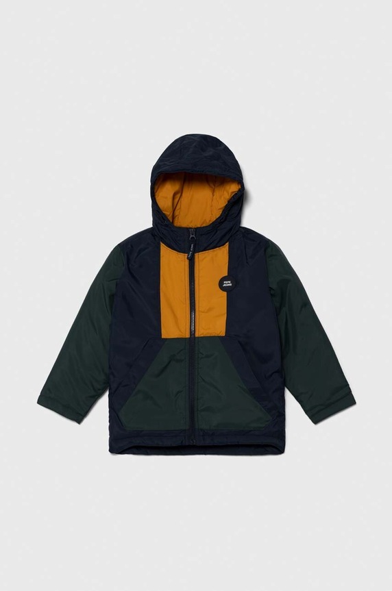 Pepe Jeans geaca copii cu captuseala verde PB401222