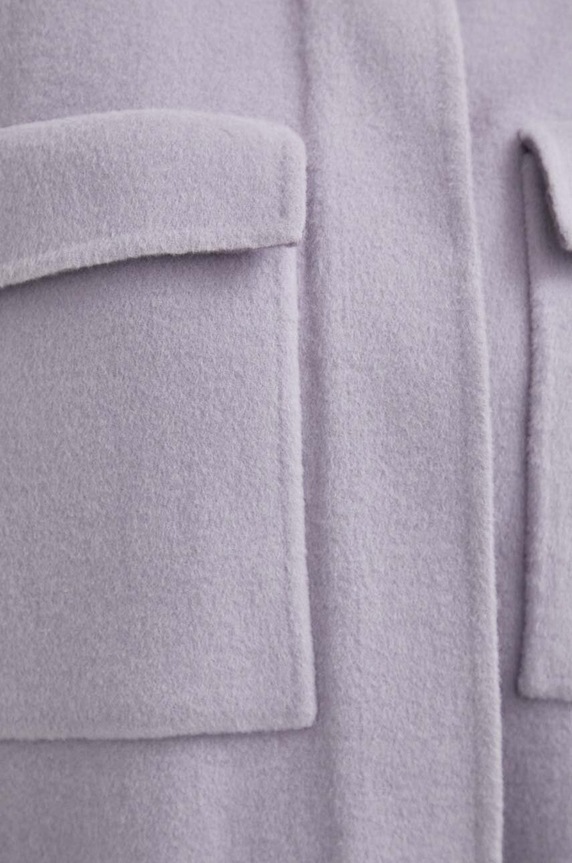 Calvin Klein geaca de lana K20K205856 violet