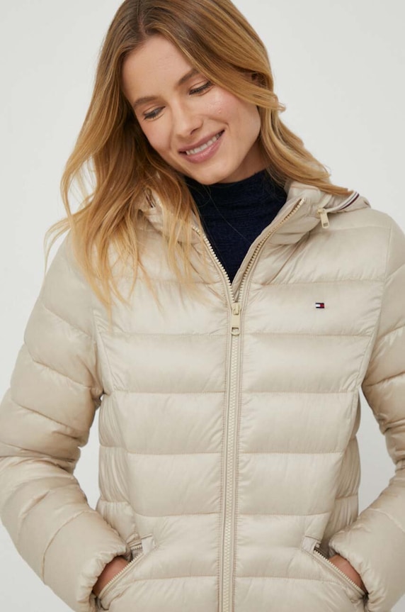Tommy Hilfiger rövid kabát szigetelt bézs WW0WW39581