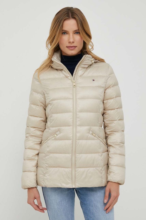 Tommy Hilfiger rövid kabát bézs WW0WW39581