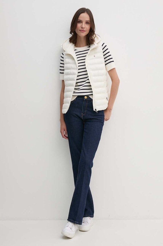 Αμάνικο μπουφάν Tommy Hilfiger WW0WW40779 μπεζ AW24