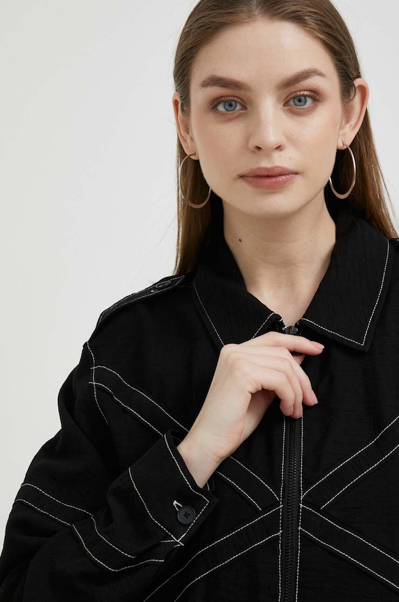 Dkny rövid kabát fekete P3DCTS02