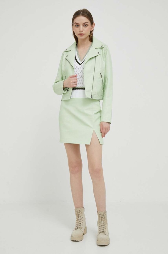 Pepe Jeans kurtka PL402232.610 zielony AW23