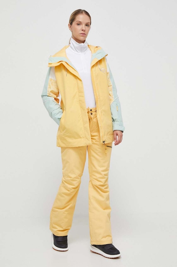 Roxy geaca Highridge ERJTJ03428 galben AW23