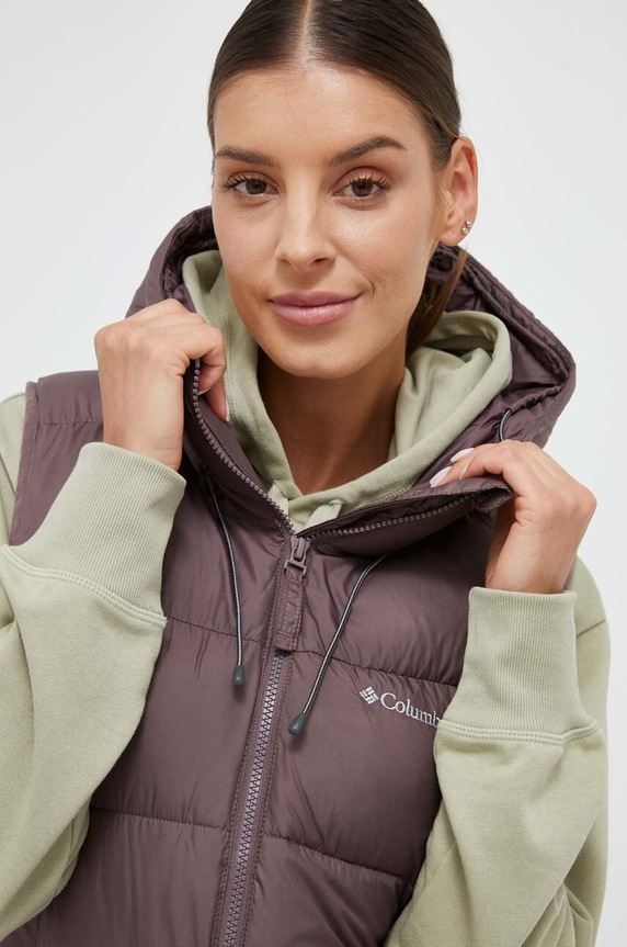 Prsluk Columbia Pike Lake Ins II ljubičasta 2051383