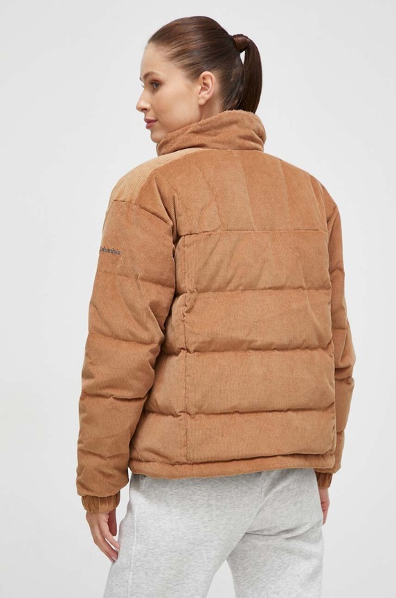 Ρούχα Μπουφάν με επένδυση από πούπουλα Columbia 2051451 καφέ