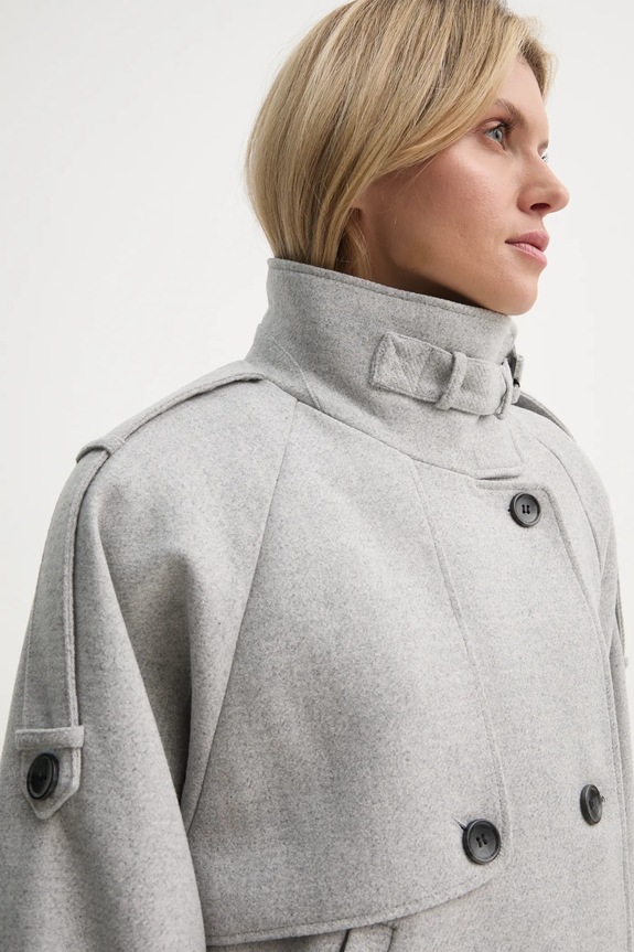 Gestuz giacca in misto lana 10908182 grigio