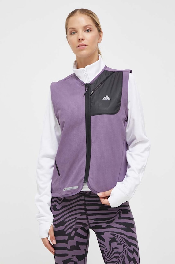 Bežecká bunda adidas Performance Ultimate Conquer the Elements COLD.RDY fialová IM1916