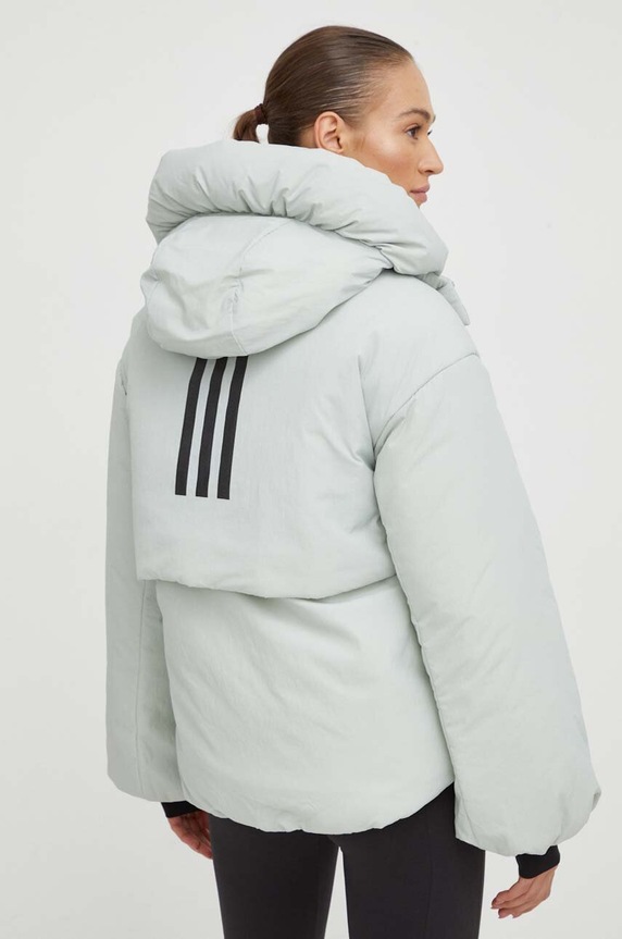 Odzież adidas kurtka puchowa IK3122 zielony