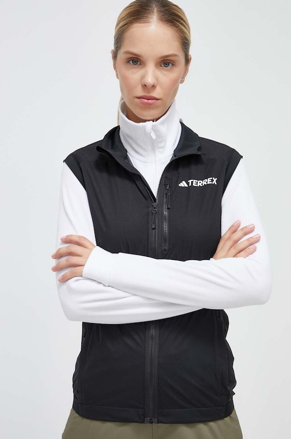 Športová vesta adidas TERREX Xperior nezateplené čierna HZ4413